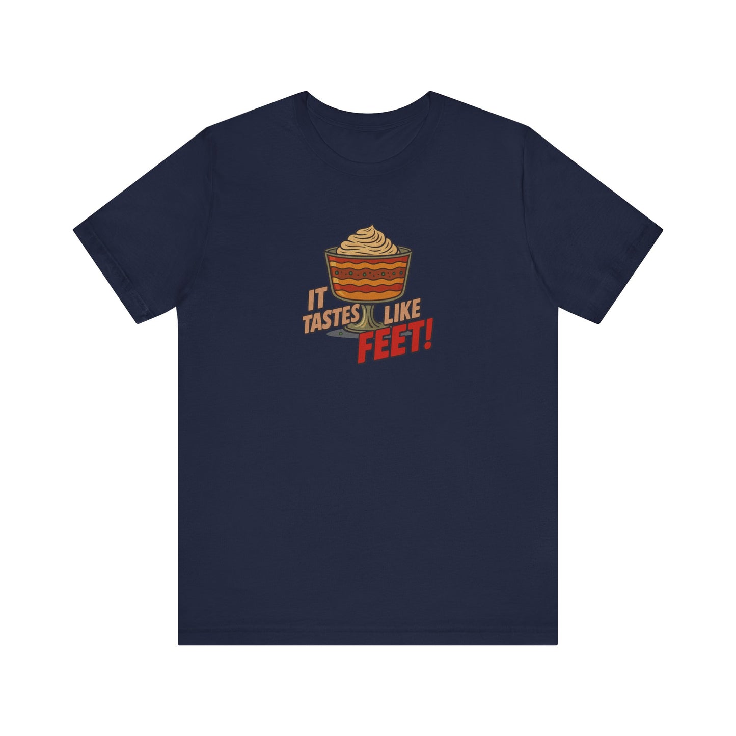 It Tastes Like Feet! — Thanksgiving Trifle Retro Tee (Dark)