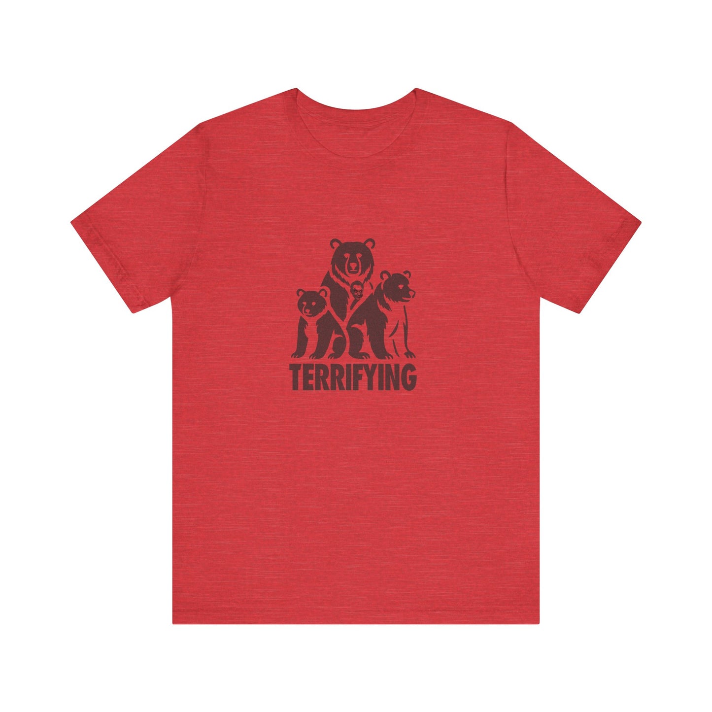 Bears Are Terrifying — Retro Silhouette Tee (Light)