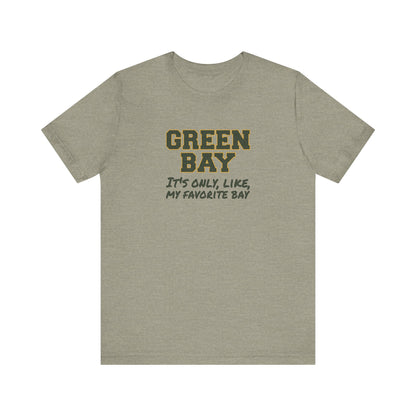 Green Bay (My Favorite Bay) — Phoebe Buffay Football Tee (Light)