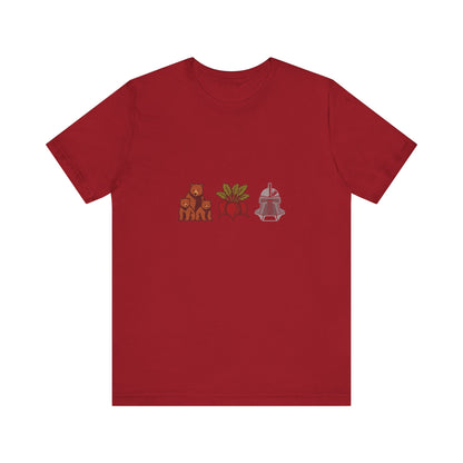 Bears, Beets, Battlestar (Icons) — Retro Tee (Dark)