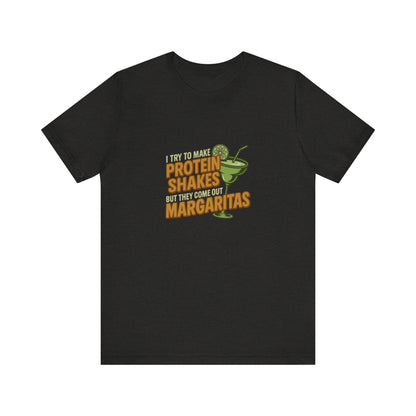 Protein Shakes (Oops, All Margaritas) — Retro Tee (Dark)