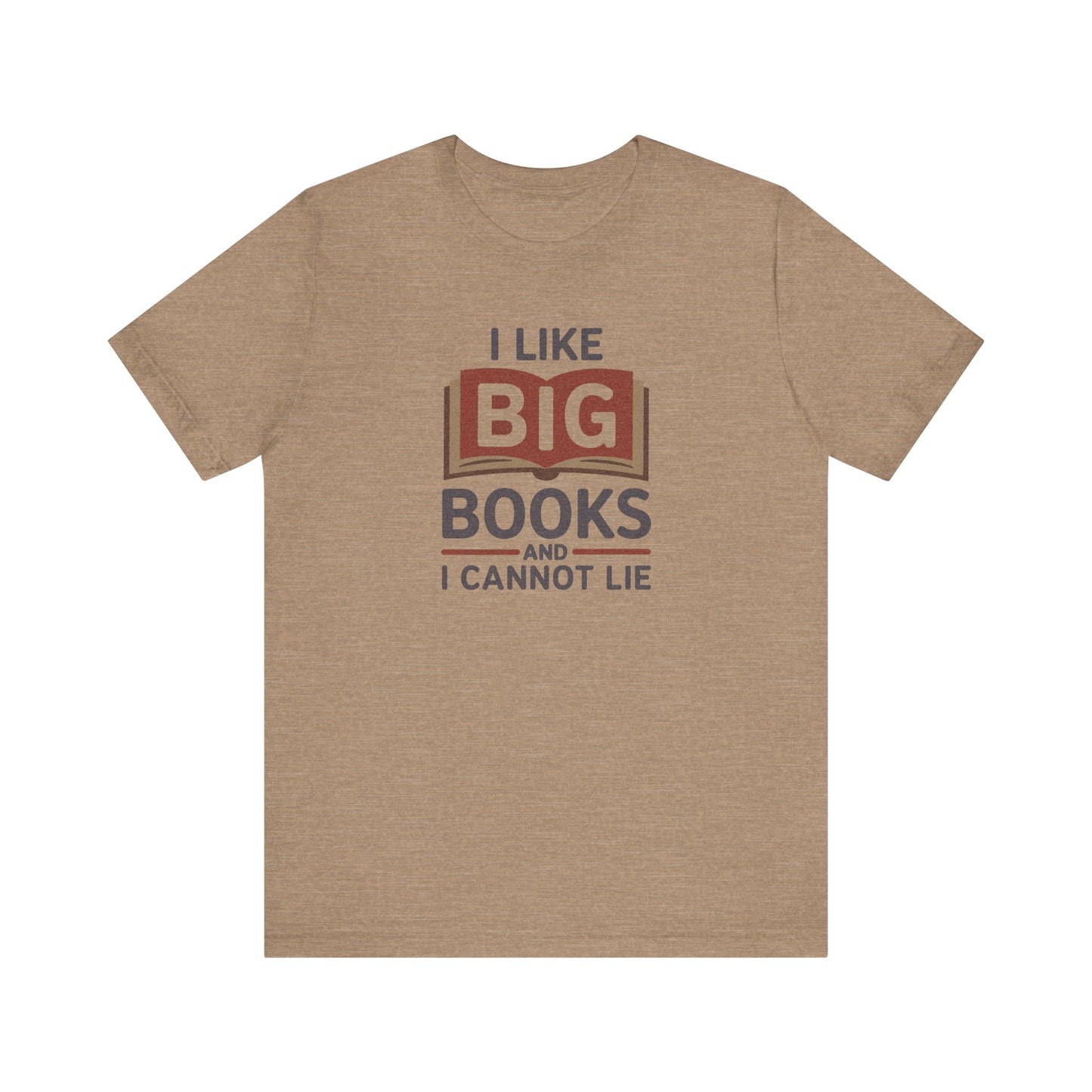 I Like Big Books and I Cannot Lie — Bibliophile Retro Tee (Light)