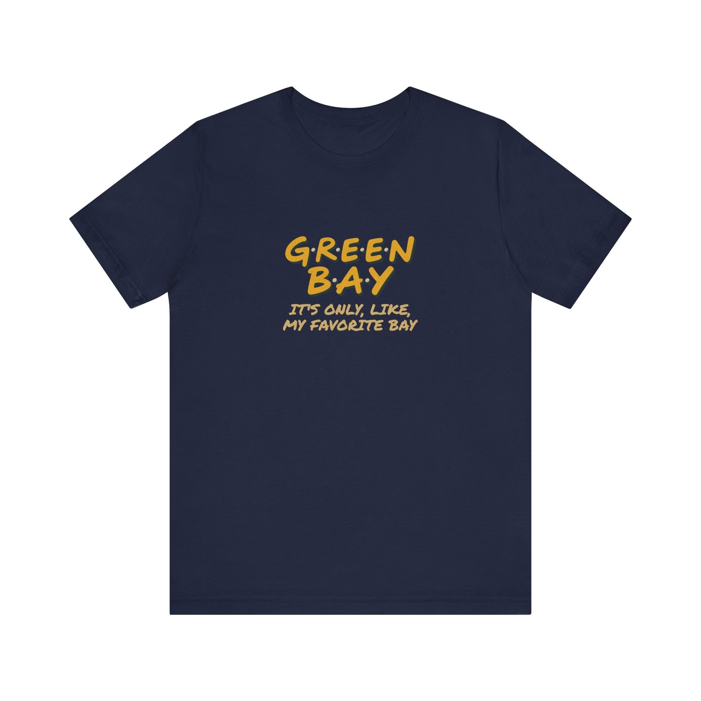 Green Bay (My Favorite Bay) — Phoebe Buffay Football Tee (Dark)
