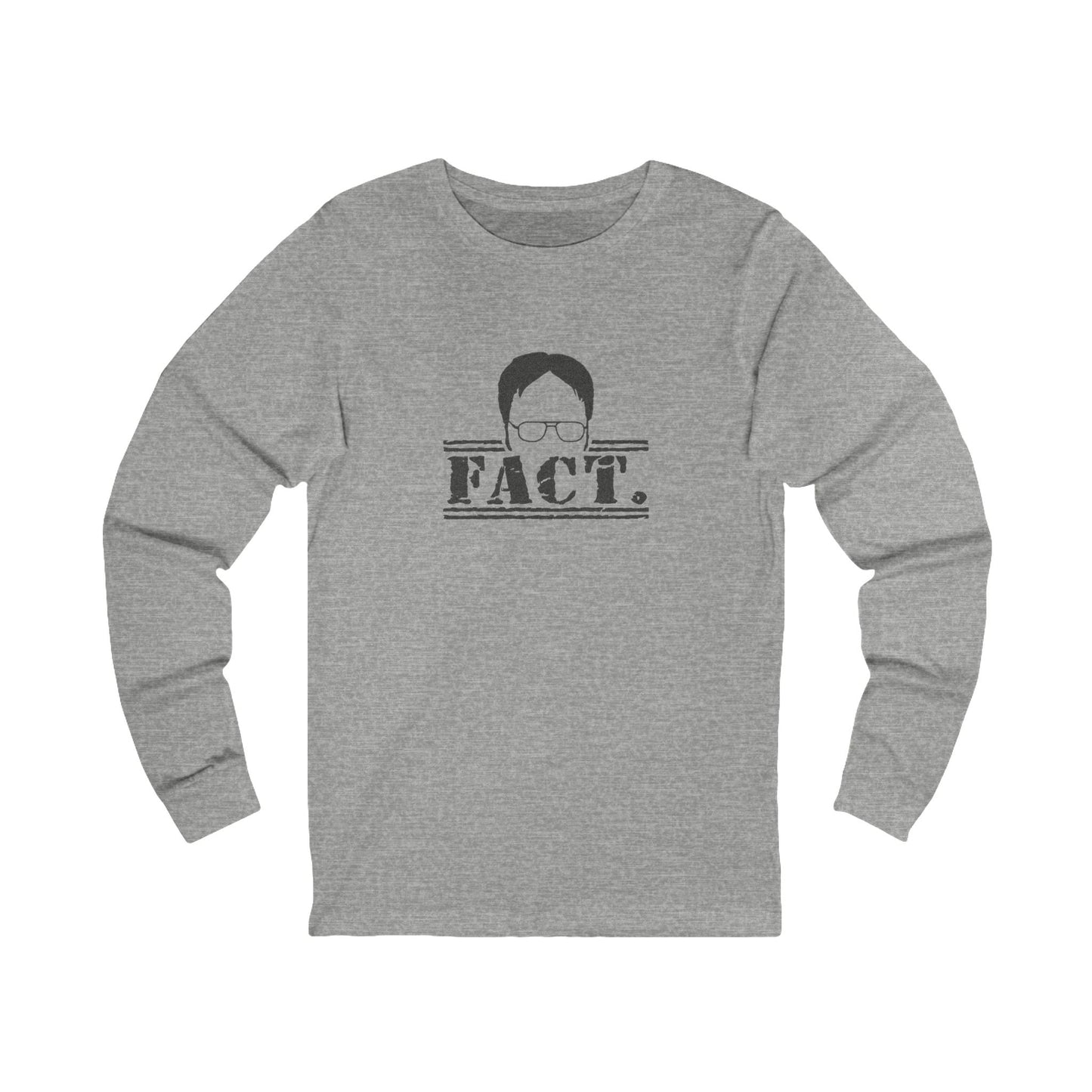 Dwight Schrute FACT. — The Office-Inspired Long Sleeve (Light)