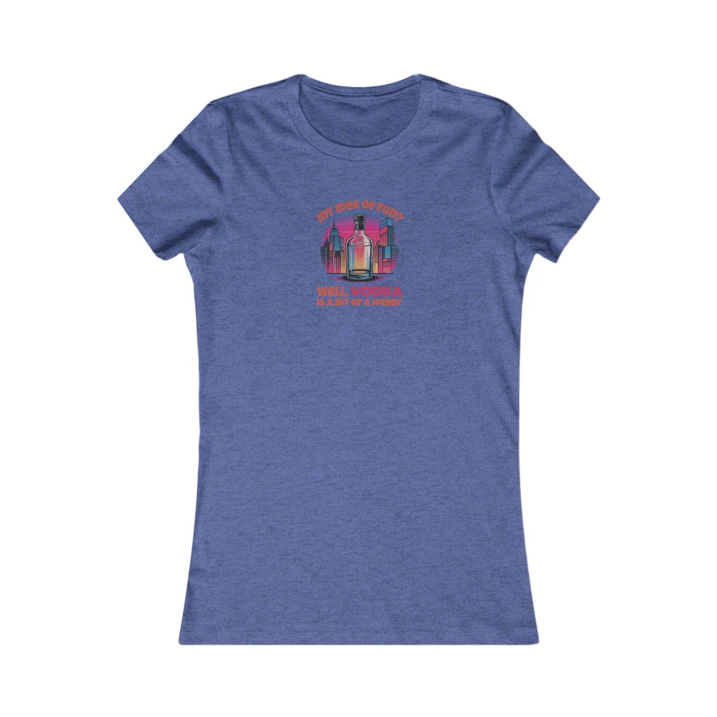 Vodka is a Bit of a Hobby — Retro Graphic Women's Tee (Dark)