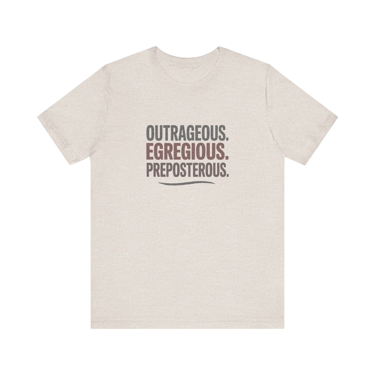 Outrageous Egregious Preposterous — Seinfeld Retro Tee (Light)