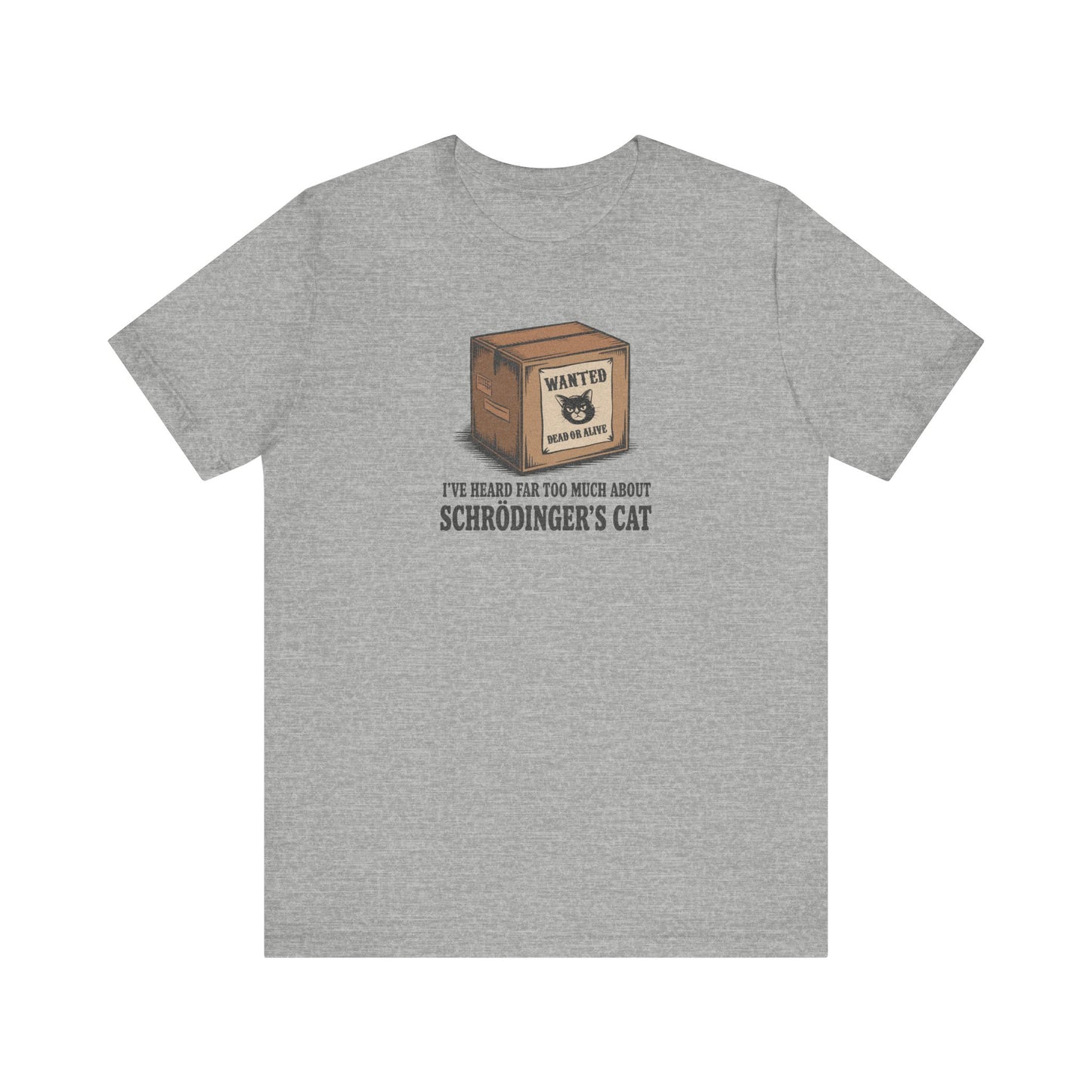 Schrödinger’s Cat — Big Bang Theory Retro Tee (Light)