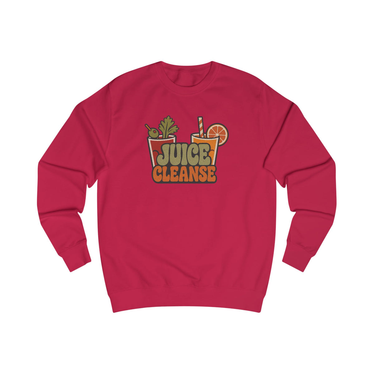 Juice Cleanse Liquid Diet — Boozy Brunch Retro Sweatshirt (Light)