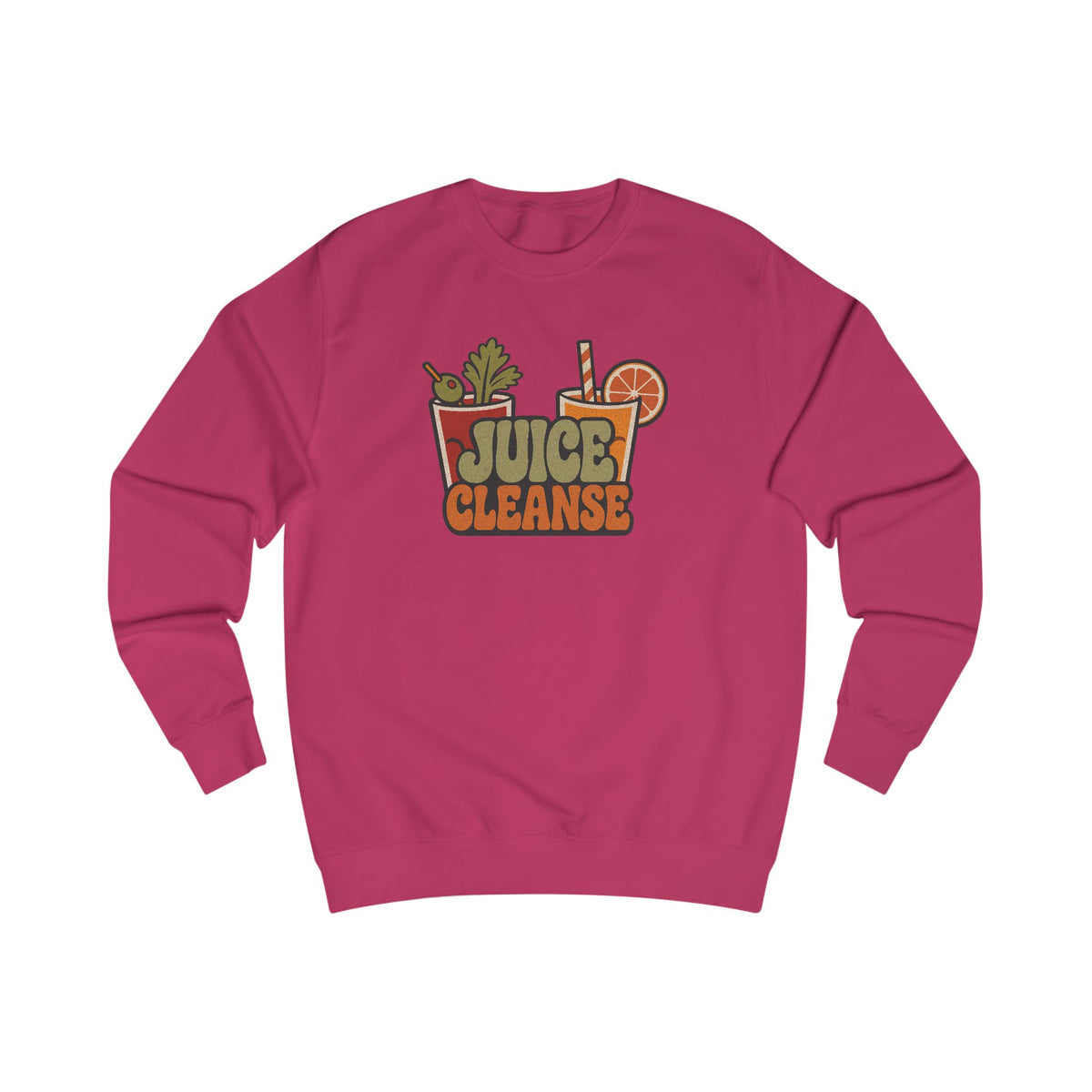 Juice Cleanse Liquid Diet — Boozy Brunch Retro Sweatshirt (Light)