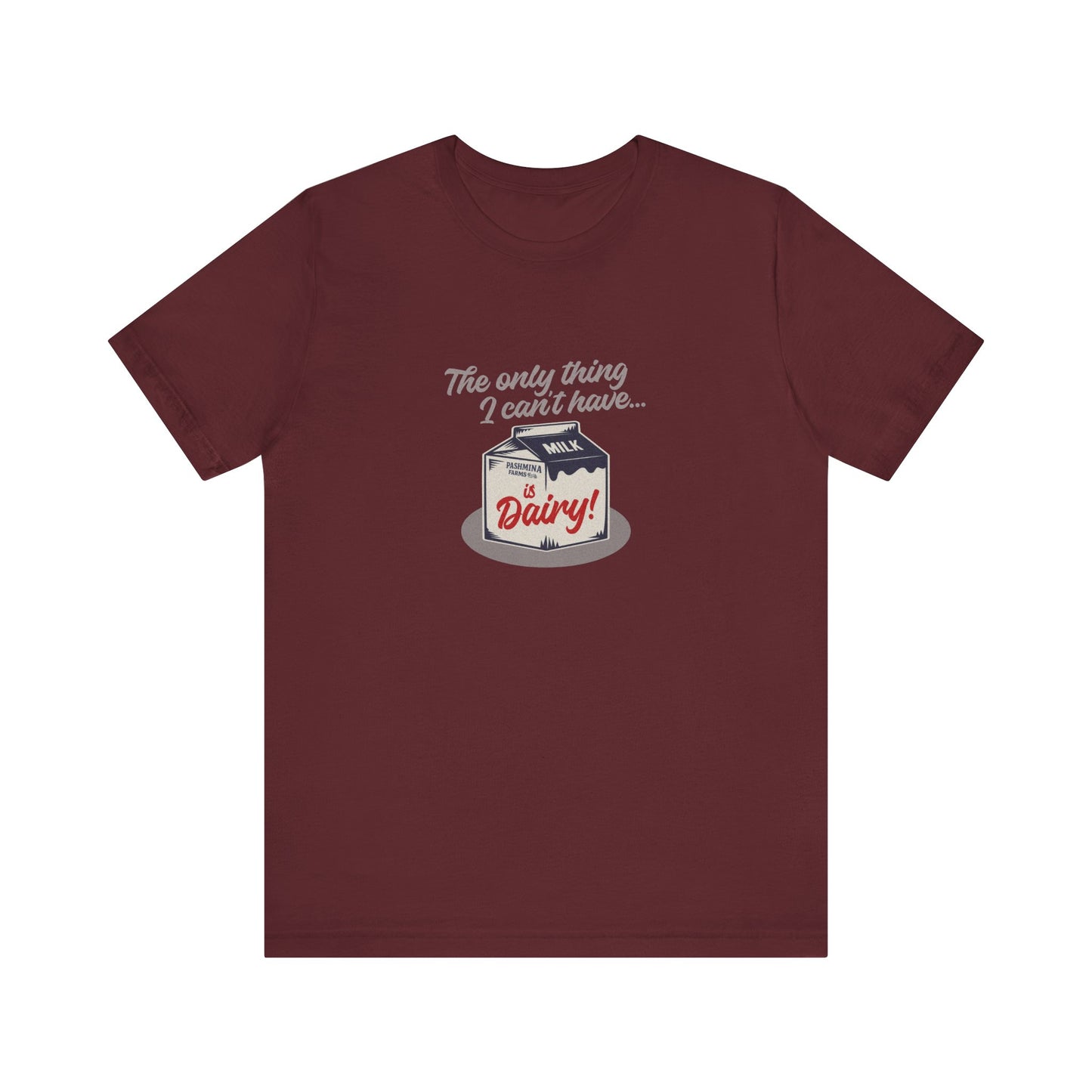 Can’t Have Dairy — Friends Jill Green Retro Tee (Dark)