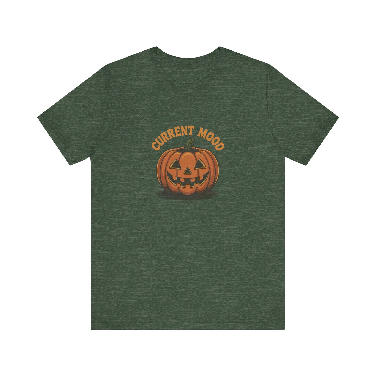 Current Mood (Vintage Jack) — Retro Halloween Tee (Dark)