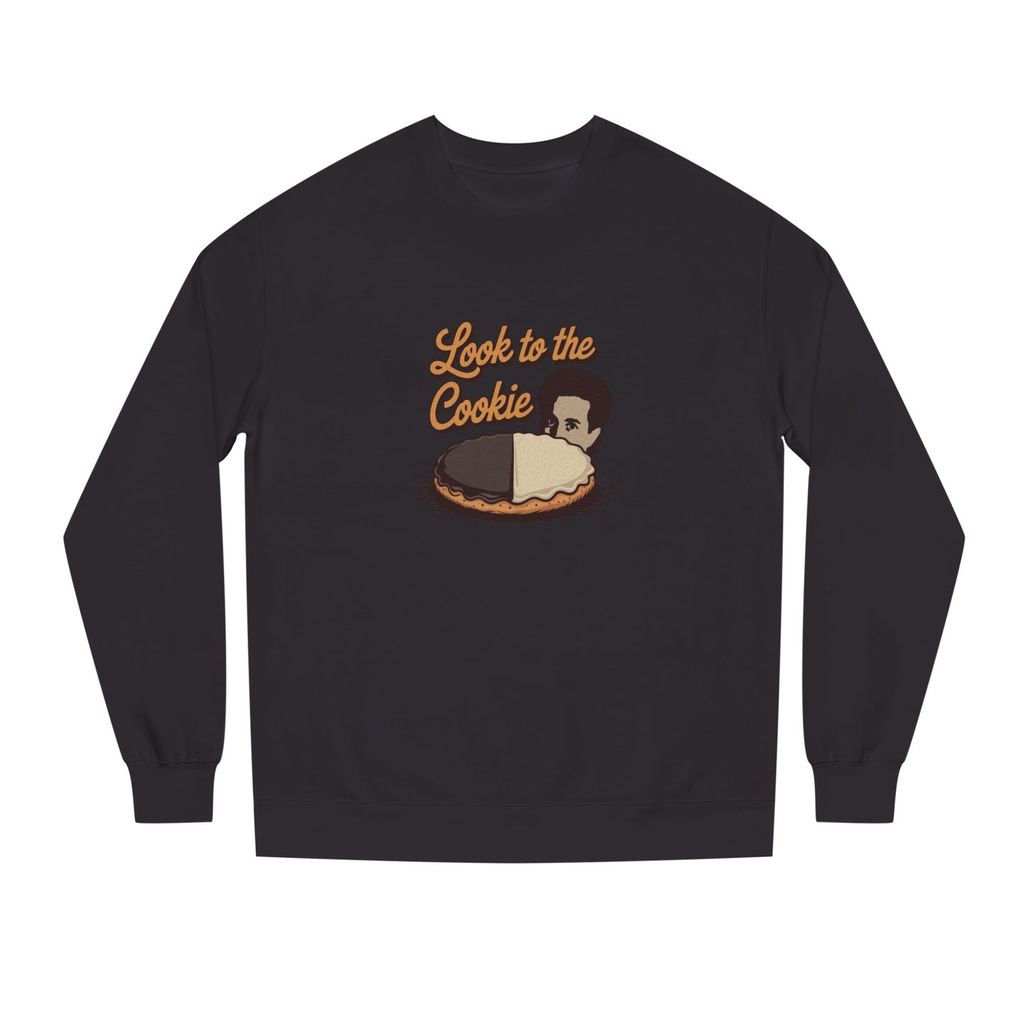 Look to the (Black-and-White) Cookie — Seinfeld Retro Sweatshirt (Dark)