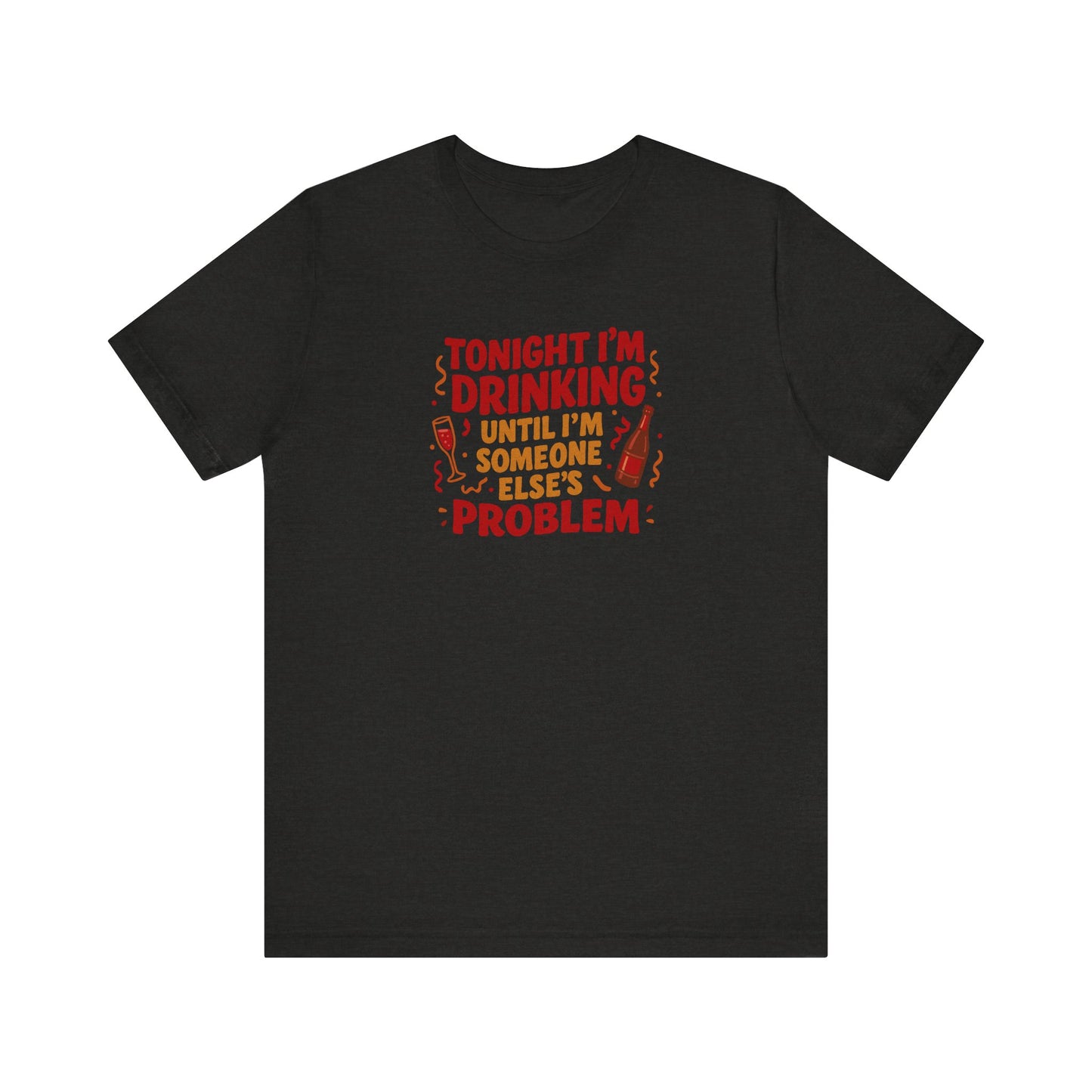 The Problem is Coming From Inside the Bar — Retro Tee (Dark)