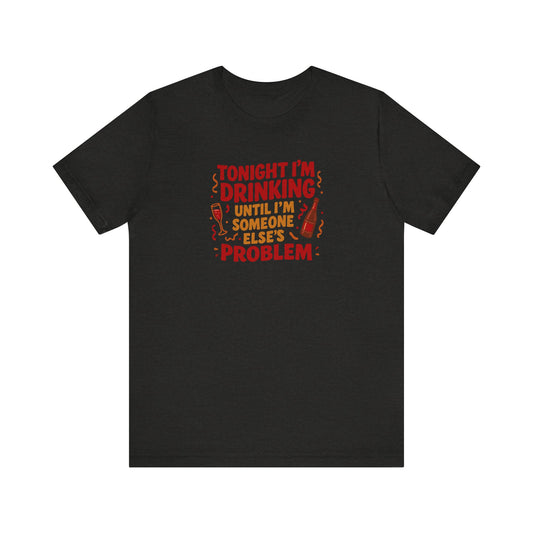 The Problem is Coming From Inside the Bar — Retro Tee (Dark)
