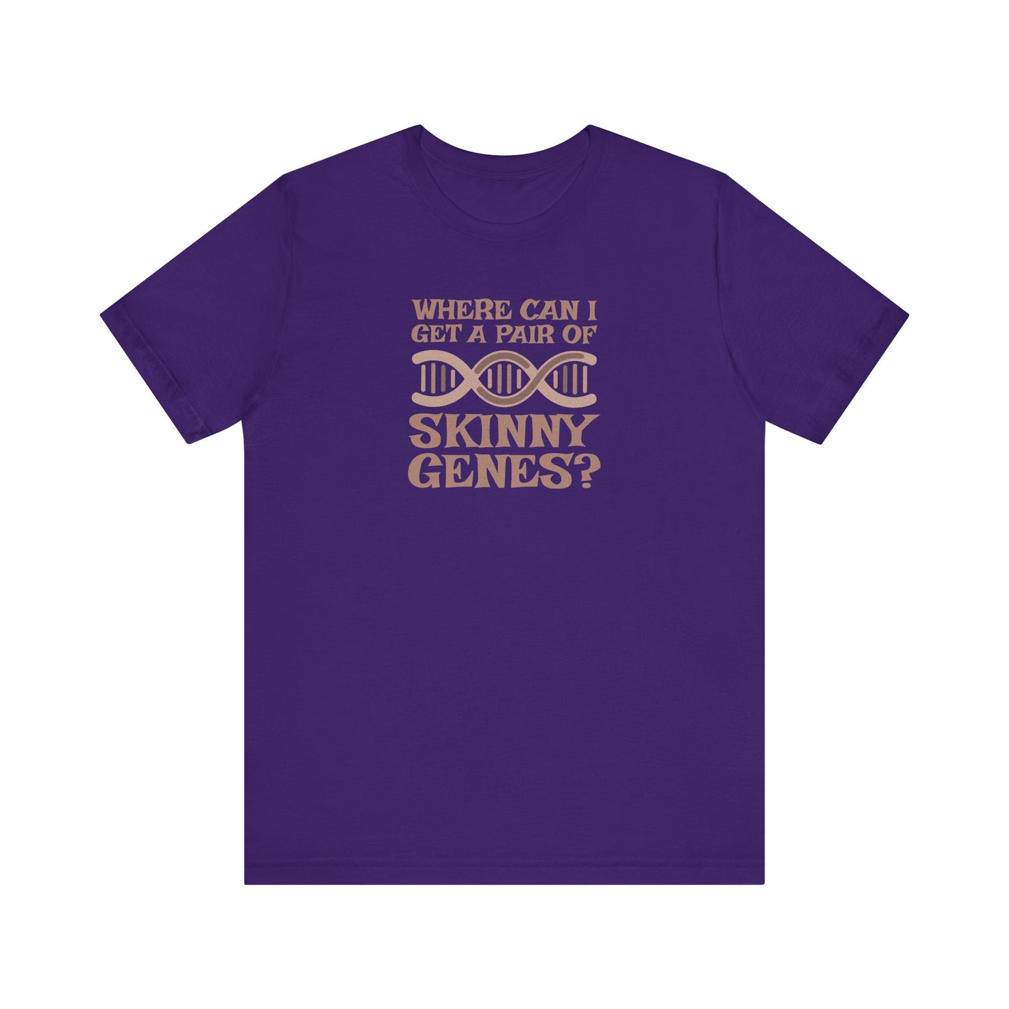 Pair of Skinny Genes — Retro Graphic Tee (Dark)