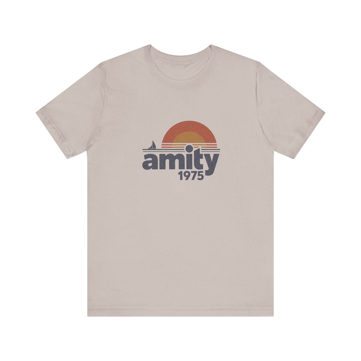 Amity Island 1975 — Jaws-Inspired Retro Tee (Light)