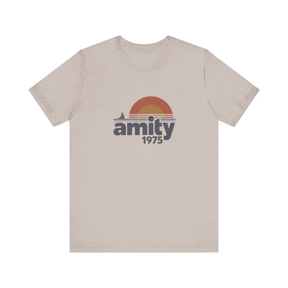 Amity Island 1975 — Jaws-Inspired Retro Tee (Light)