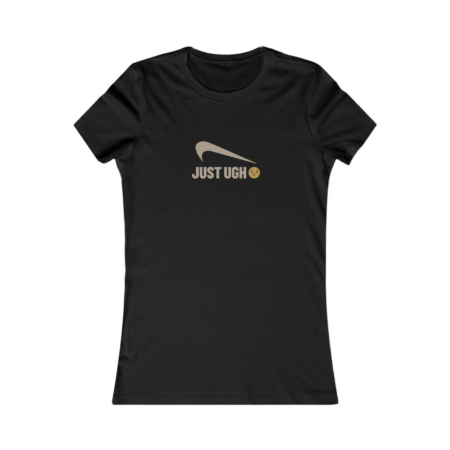 Just Ugh 😒 Athletic Parody — Retro Workout Women's Tee (Dark)