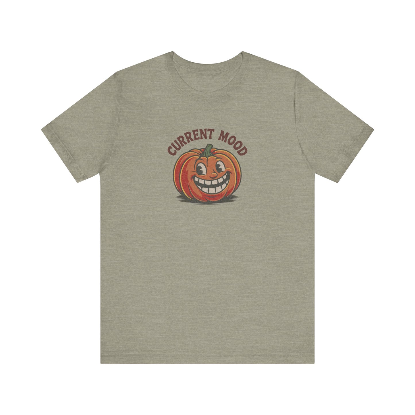 Current Mood (Toothy Jack) — Retro Halloween Tee (Light)