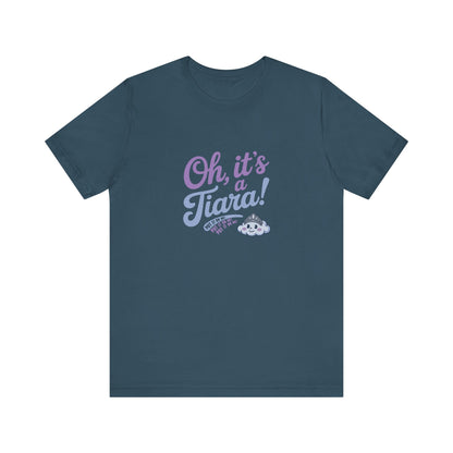 Oh, It’s a Tiara! (Put It On Me!) — Amy Farrah Fowler Retro Tee (Dark)
