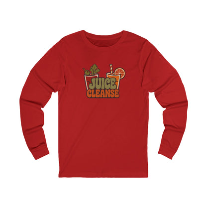 Juice Cleanse Liquid Diet — Boozy Brunch Retro Long Sleeve (Light)