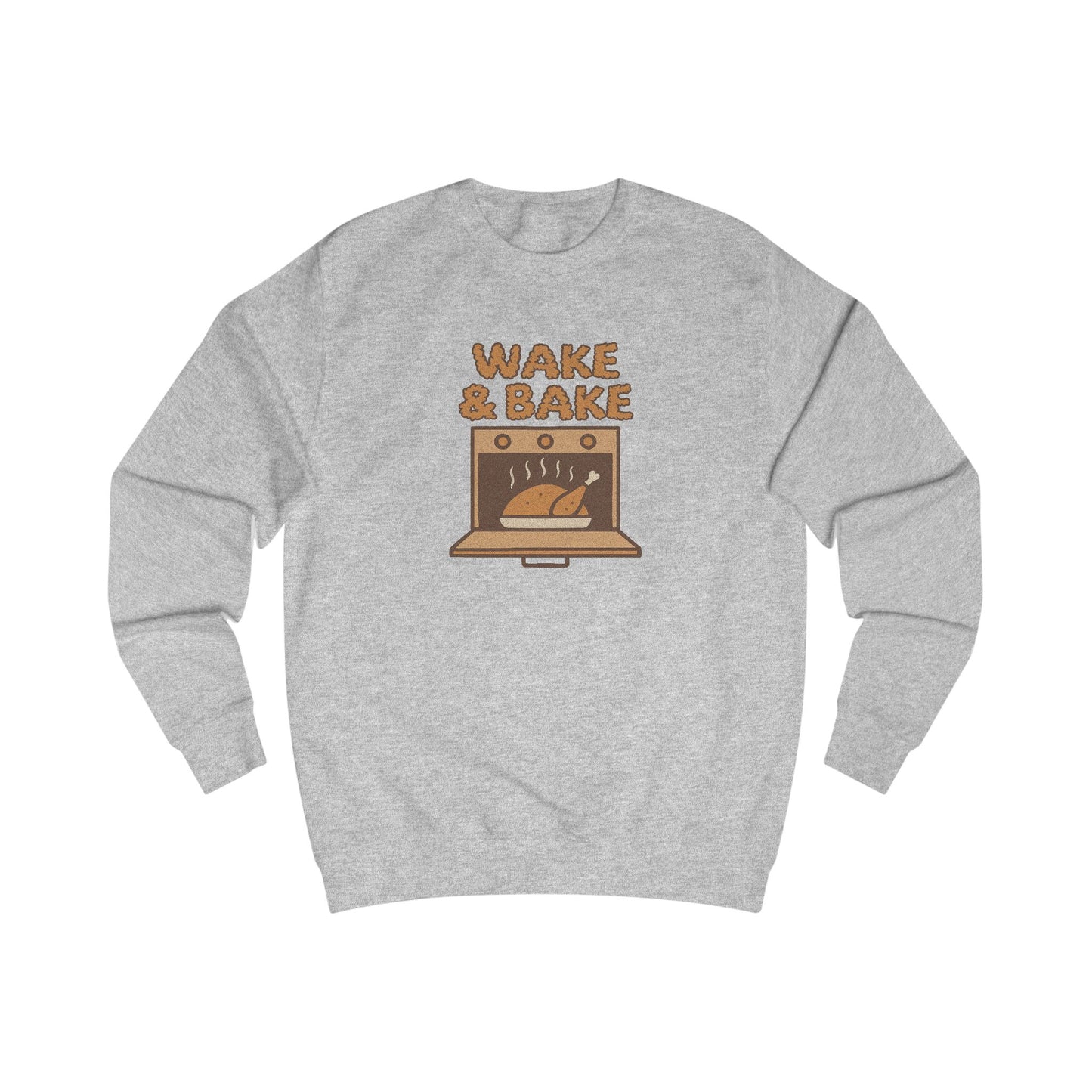 Wake & Bake — Retro Thanksgiving Turkey Sweatshirt (Light)