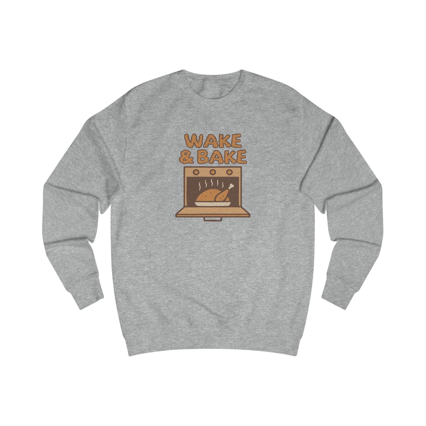 Wake & Bake — Retro Thanksgiving Turkey Sweatshirt (Light)