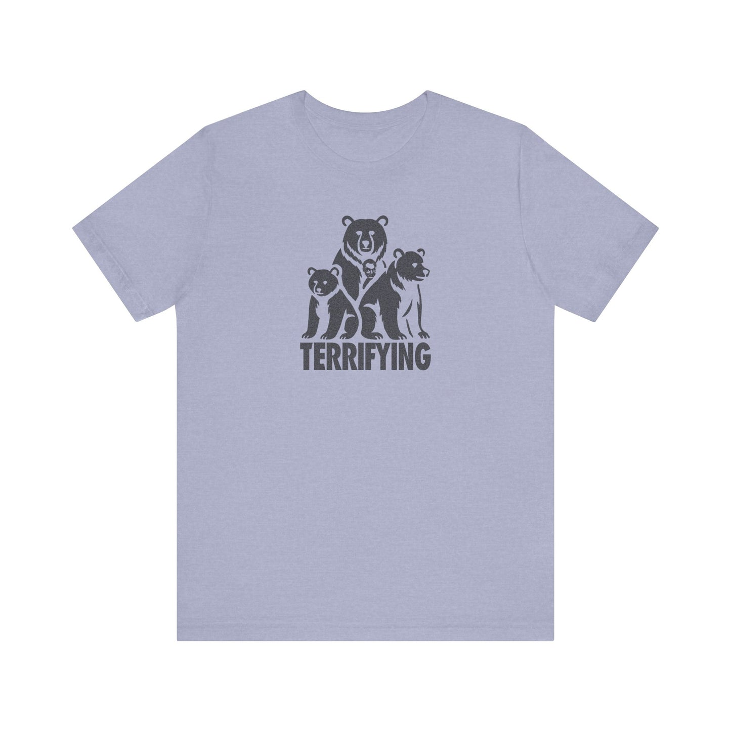 Bears Are Terrifying — Retro Silhouette Tee (Light)