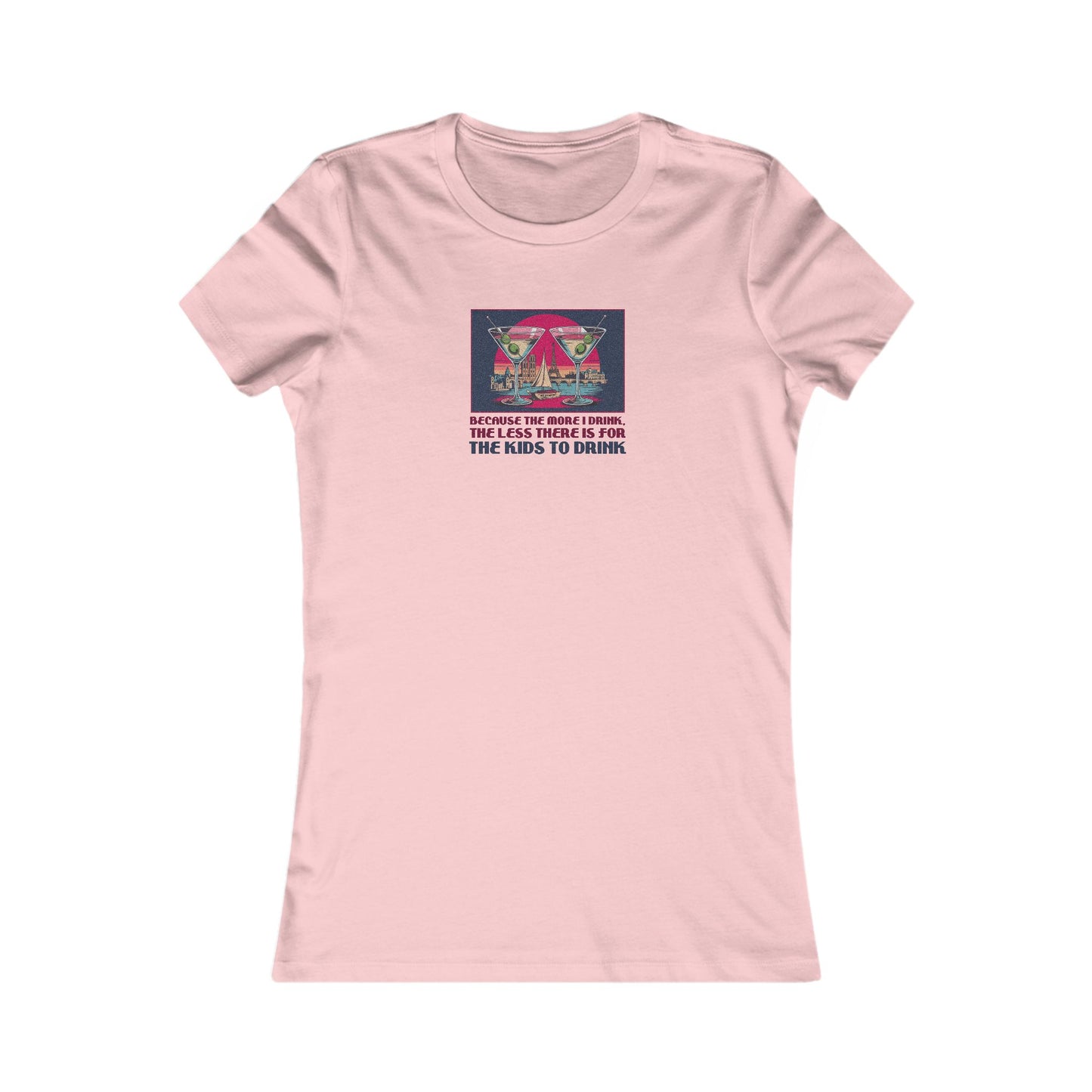 Open Bar (for the Kids) — Friends Retro Women's Tee (Light)