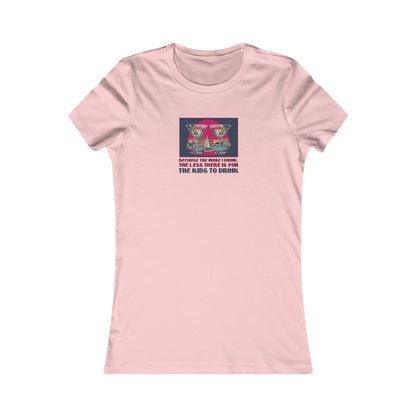 Open Bar (for the Kids) — Friends Retro Women's Tee (Light)