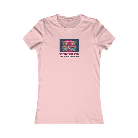 Open Bar (for the Kids) — Friends Retro Women's Tee (Light)