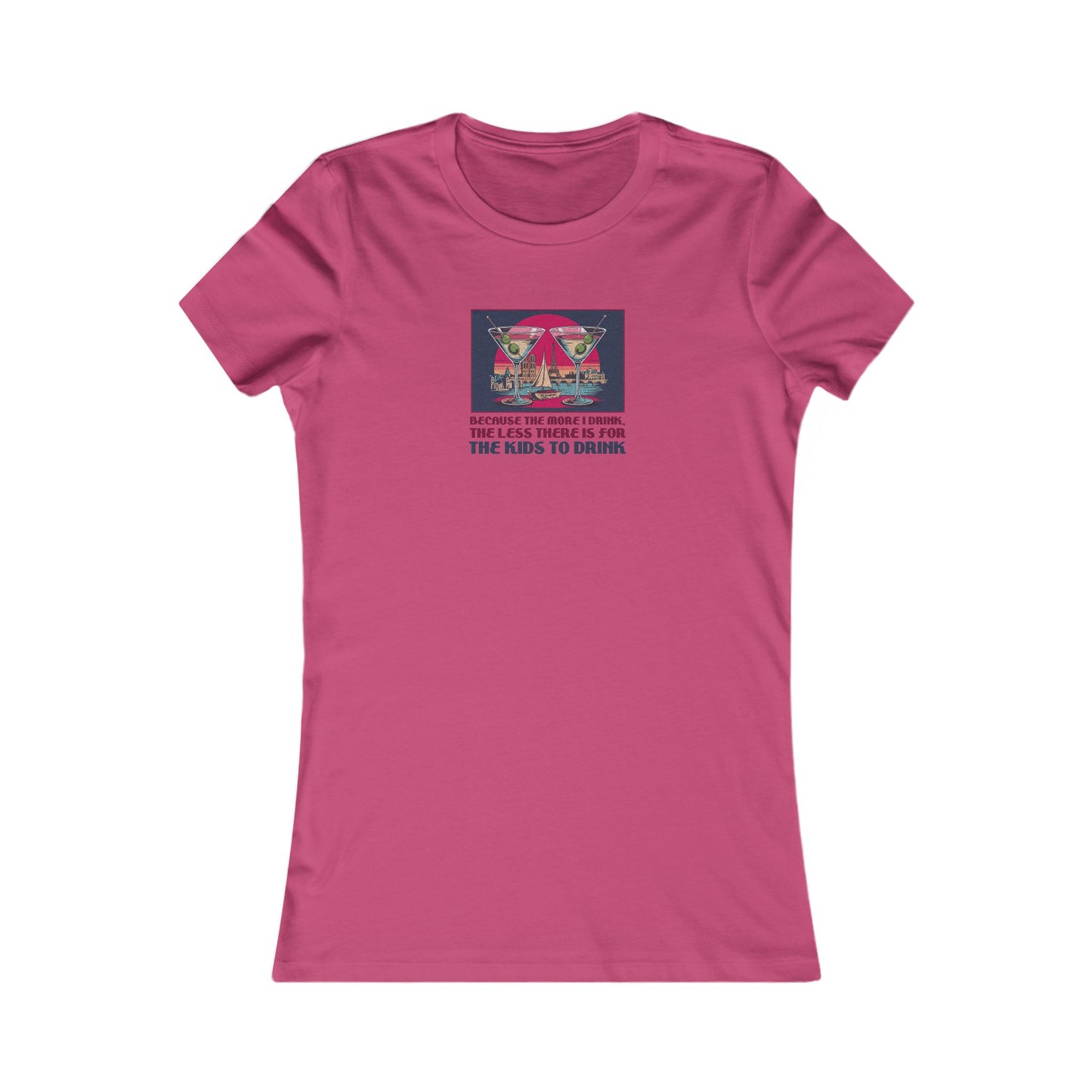 Open Bar (for the Kids) — Friends Retro Women's Tee (Light)