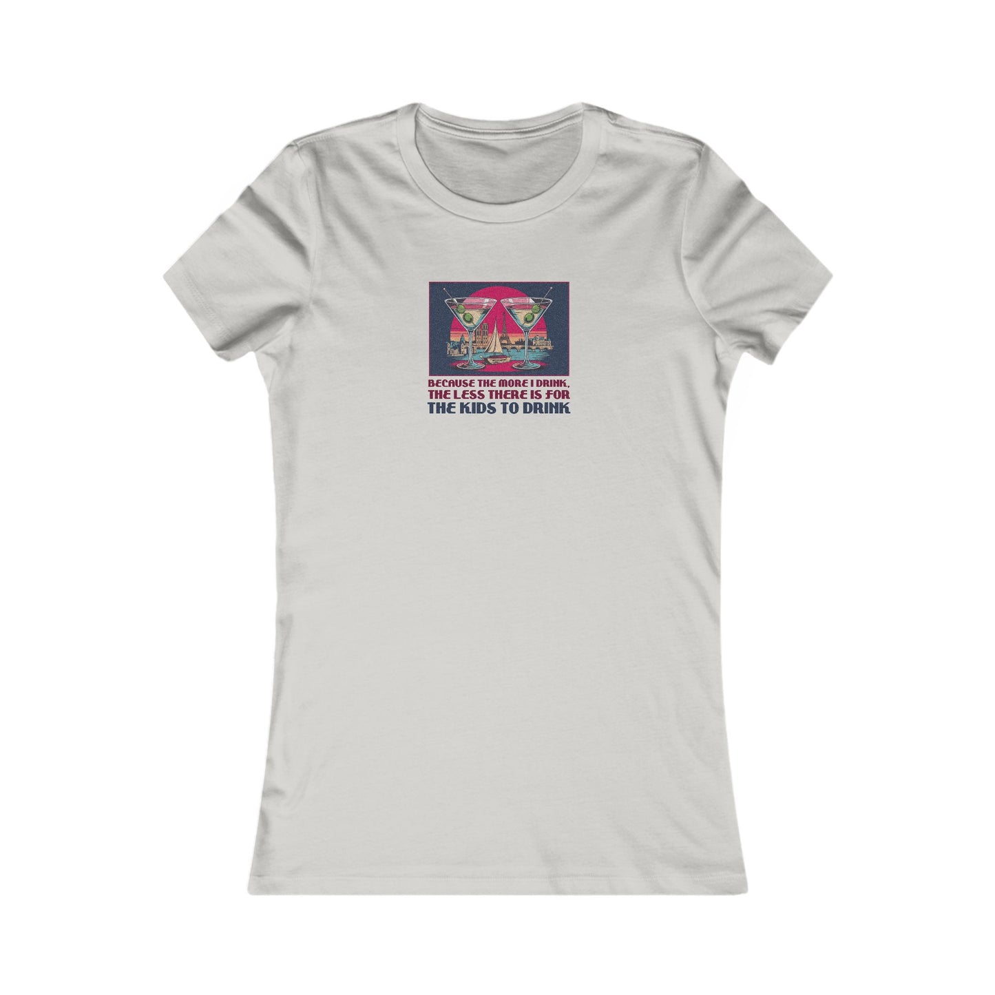 Open Bar (for the Kids) — Friends Retro Women's Tee (Light)