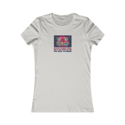 Open Bar (for the Kids) — Friends Retro Women's Tee (Light)