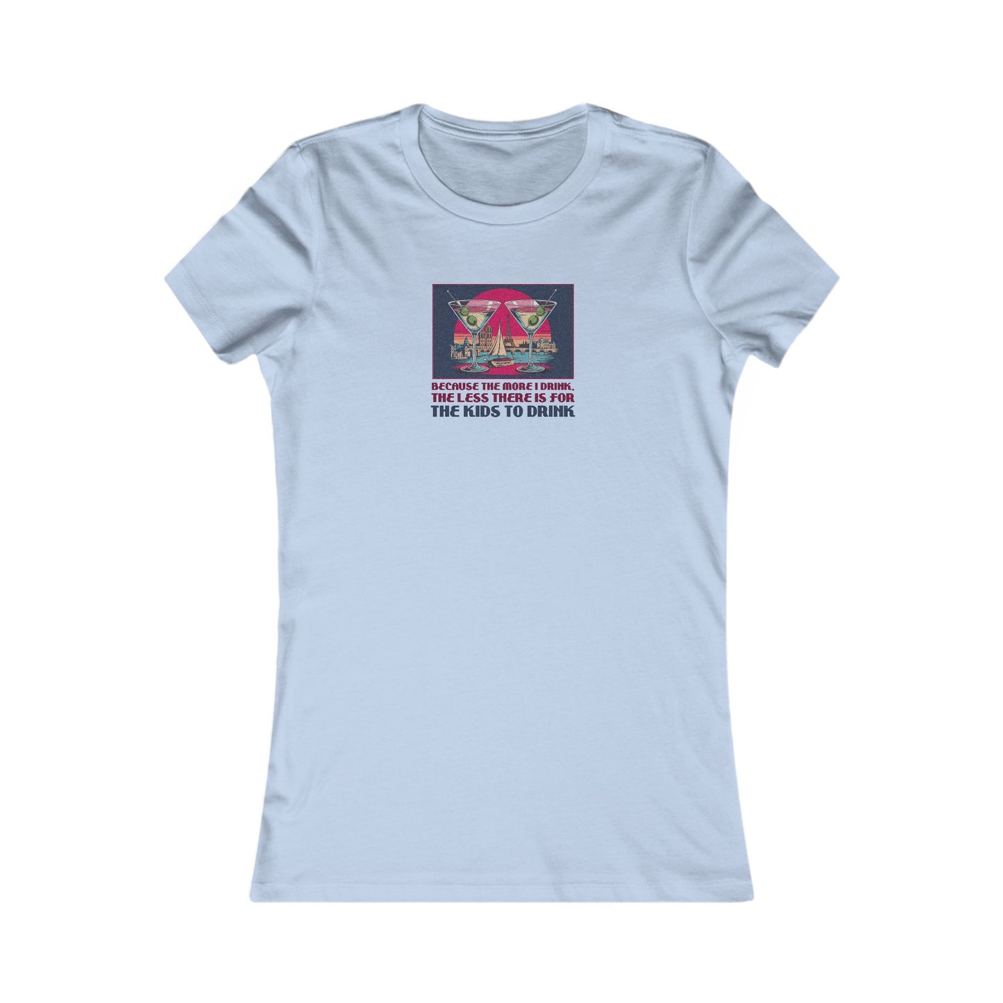 Open Bar (for the Kids) — Friends Retro Women's Tee (Light)