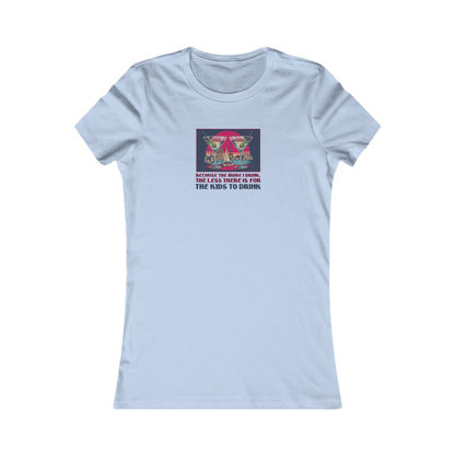 Open Bar (for the Kids) — Friends Retro Women's Tee (Light)