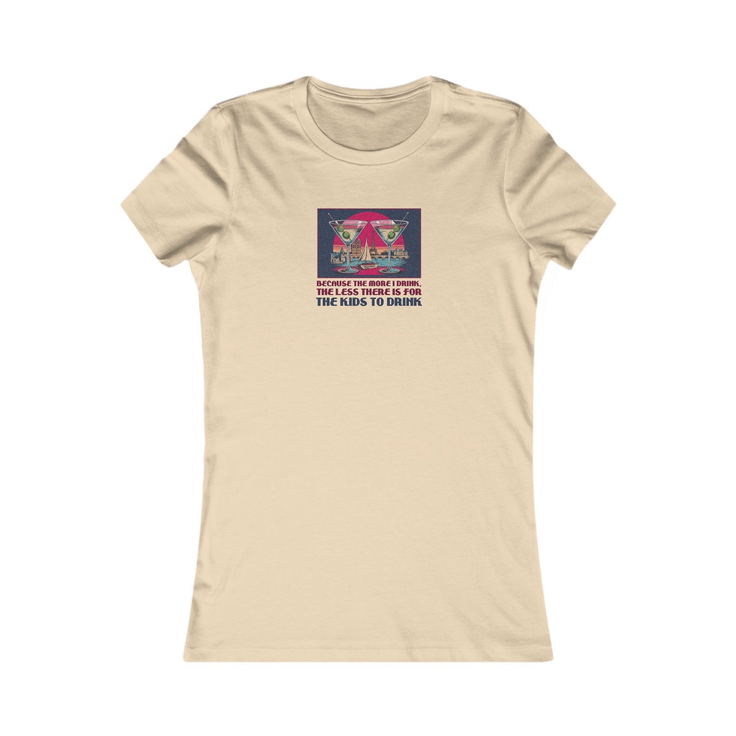 Open Bar (for the Kids) — Friends Retro Women's Tee (Light)