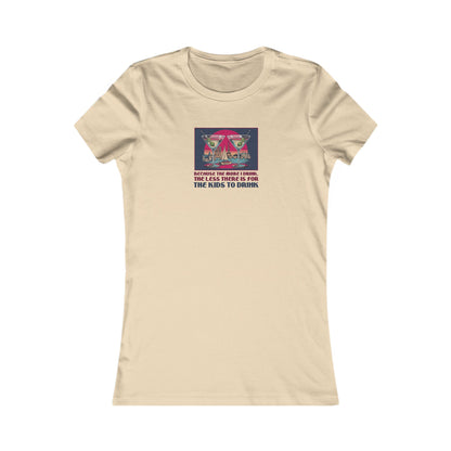 Open Bar (for the Kids) — Friends Retro Women's Tee (Light)