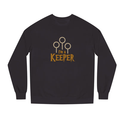 I’m a Keeper — Harry Potter Quidditch Retro Sweatshirt (Dark)