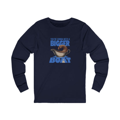 You're Gonna Need a Bigger (Gravy) Boat — Retro Long Sleeve (Dark)