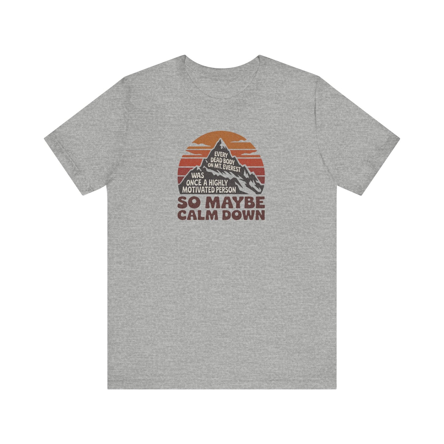 Everything in Moderation (Especially Fitness) – Mount Everest Retro Tee (Light)