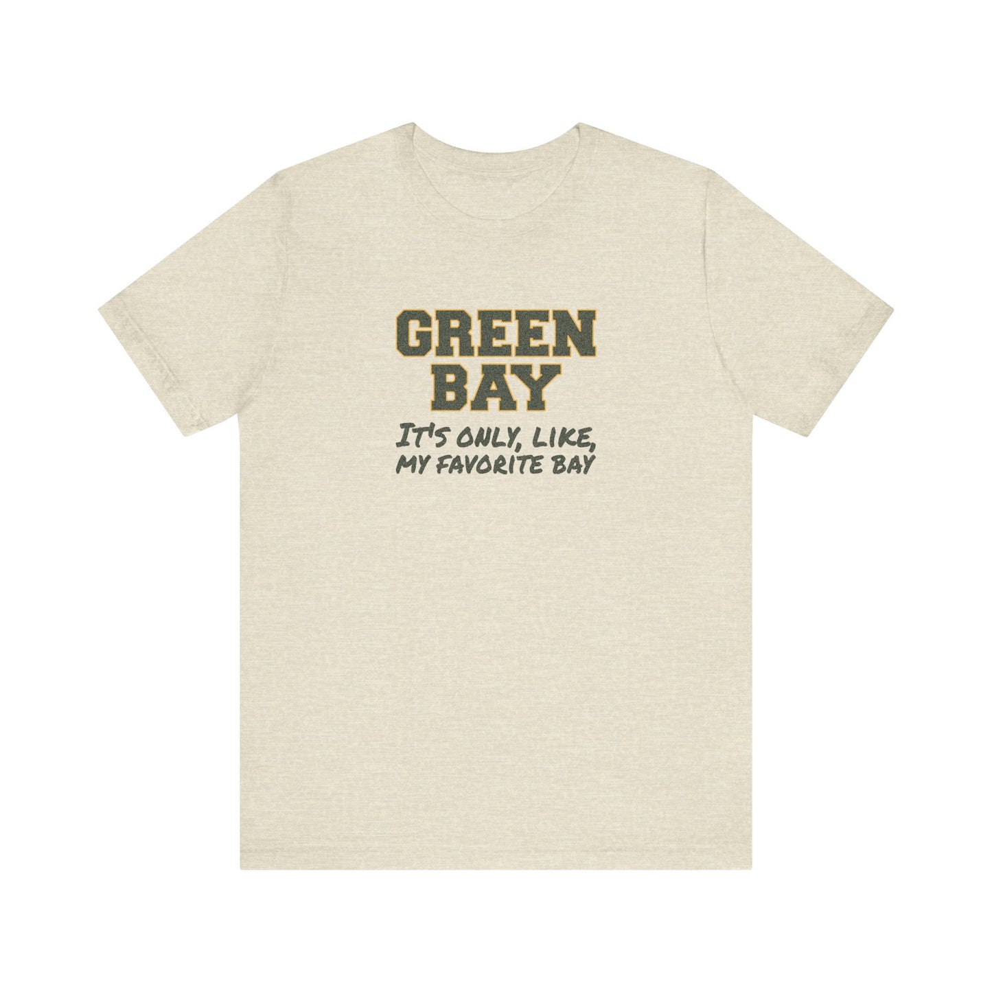 Green Bay (My Favorite Bay) — Phoebe Buffay Football Tee (Light)
