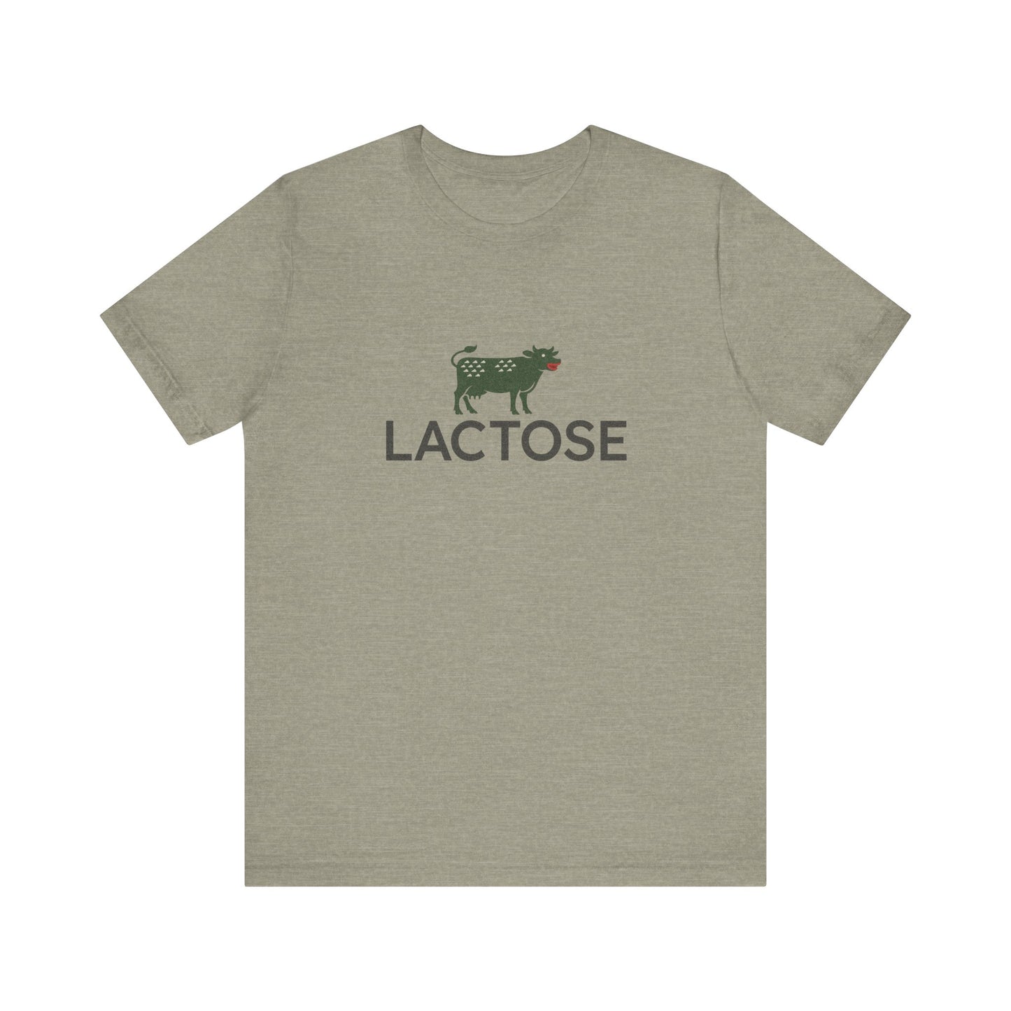 Life is a Beautiful… Typo – LACTOSE Logo Parody Retro Tee (Light)