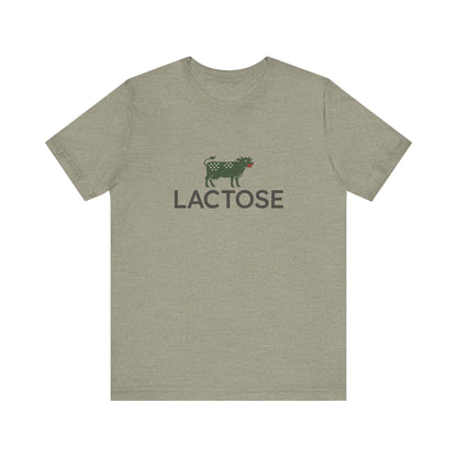 Life is a Beautiful… Typo – LACTOSE Logo Parody Retro Tee (Light)