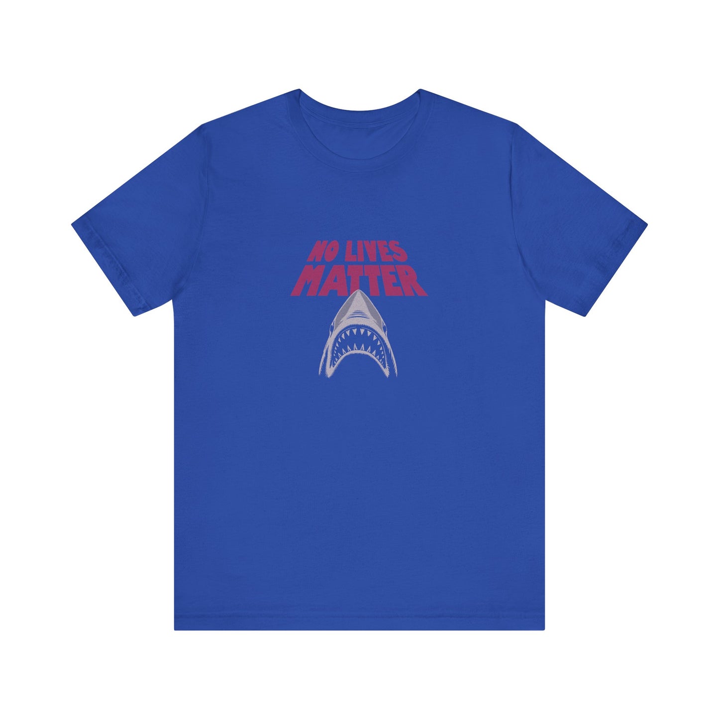 No Lives Matter — Jaws-Inspired Retro Tee (Dark)