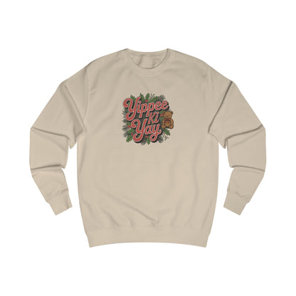 Yippee Ki Yay — Die Hard Retro Christmas Sweatshirt (Light)