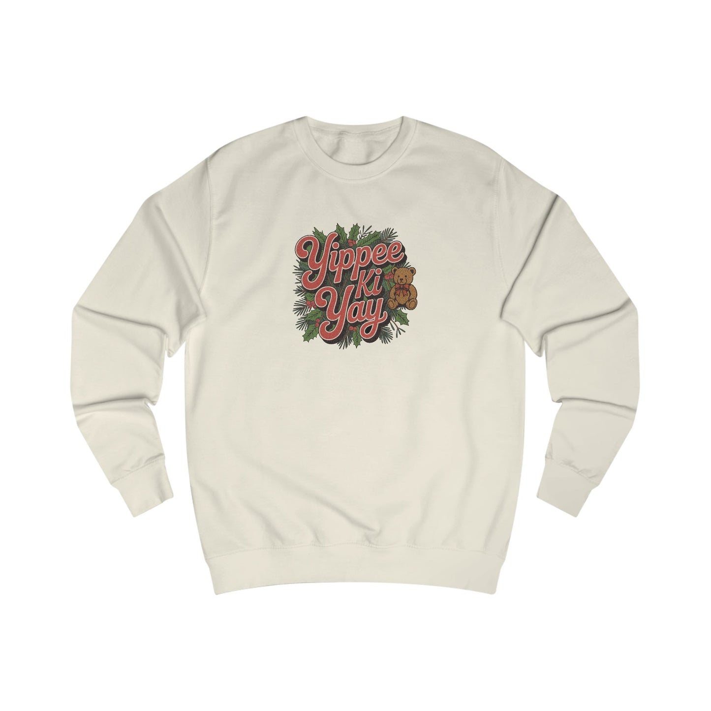 Yippee Ki Yay — Die Hard Retro Christmas Sweatshirt (Light)