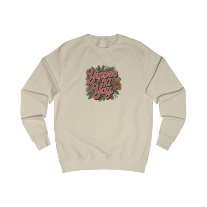 Yippee Ki Yay — Die Hard Retro Christmas Sweatshirt (Light)