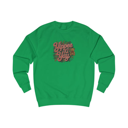 Yippee Ki Yay — Die Hard Retro Christmas Sweatshirt (Light)