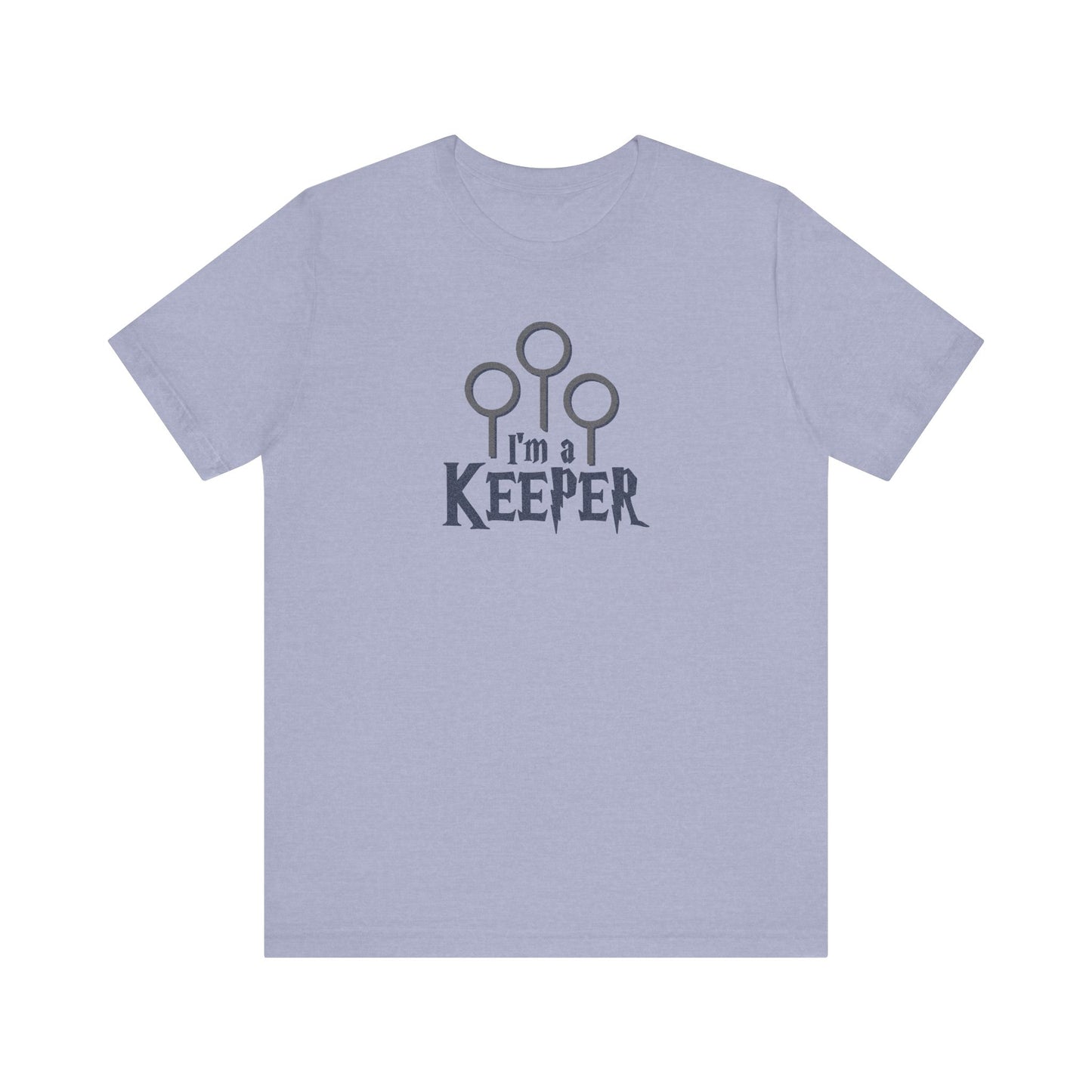 I’m a Keeper — Harry Potter Quidditch Retro Tee (Light)